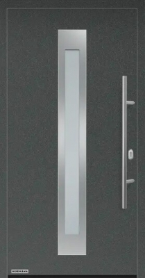 Входная дверь ХерманнThermo65 мотив 700а,цвет CH_703_Титан_Металлик (Германия) 189900 руб