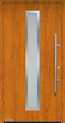 Входная дверь ХерманнThermo65 мотив 700а,цвет золотой дуб 189900 руб