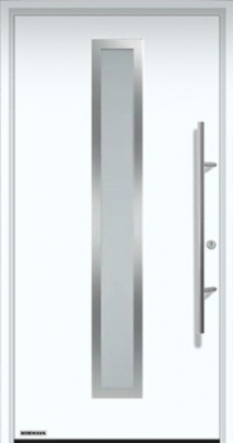 Входная дверь ХерманнThermo65 мотив 700а, белая 179900 руб